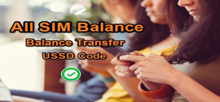 All Sim Balance Transfer USSD Code List